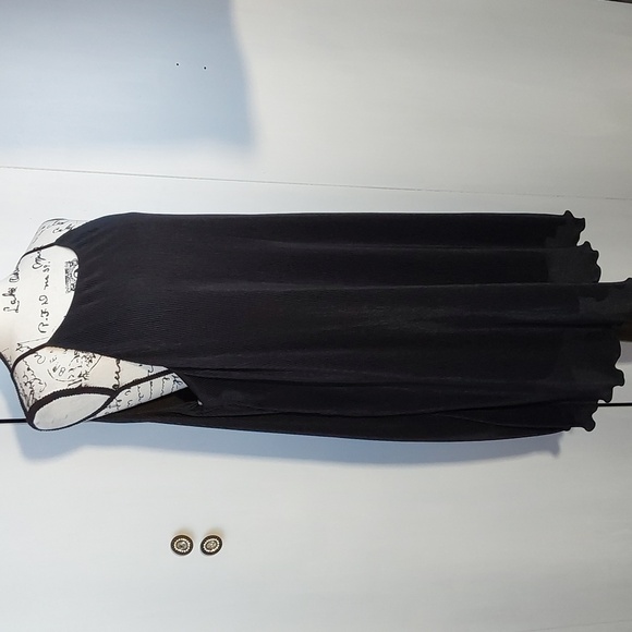 No Boundaries Dresses & Skirts - No Boundaries| Juniors Black Satin Ribbed Texture Halter Mini Dress Sz.XL